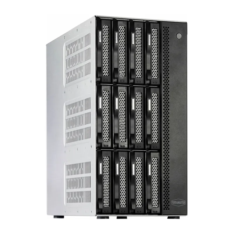 TERRAMASTER T12-500 Pro NAS File Server with Intel Core i7-1255U, 16GB RAM, 12 bays